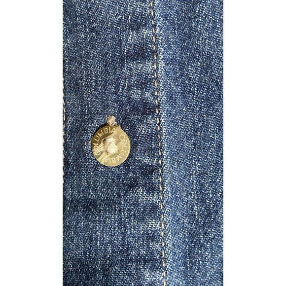Columbia Denim Shirt Men's Button-Up - Picture 10 of 10